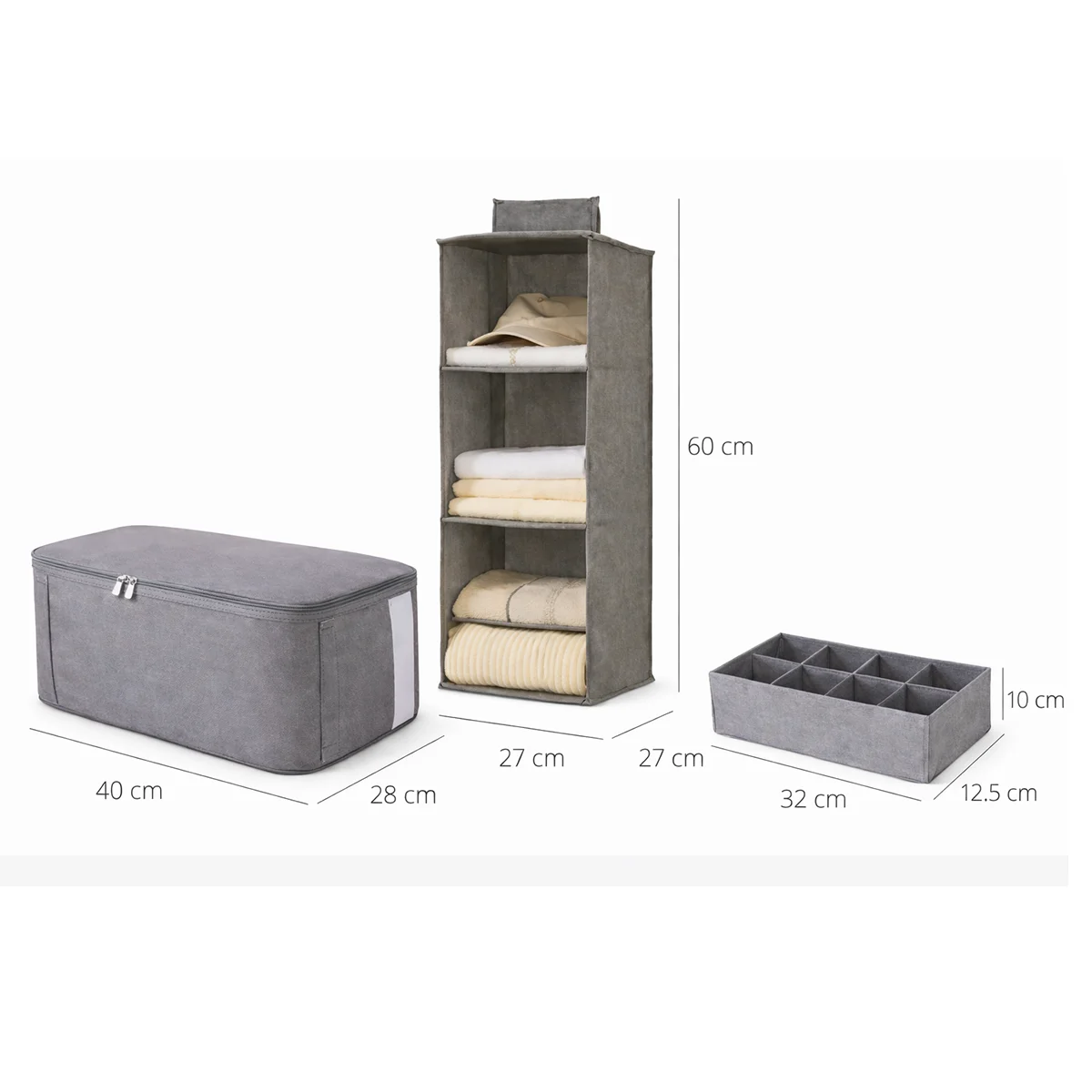Pack Organización de Closet 3 Piezas - Compacto